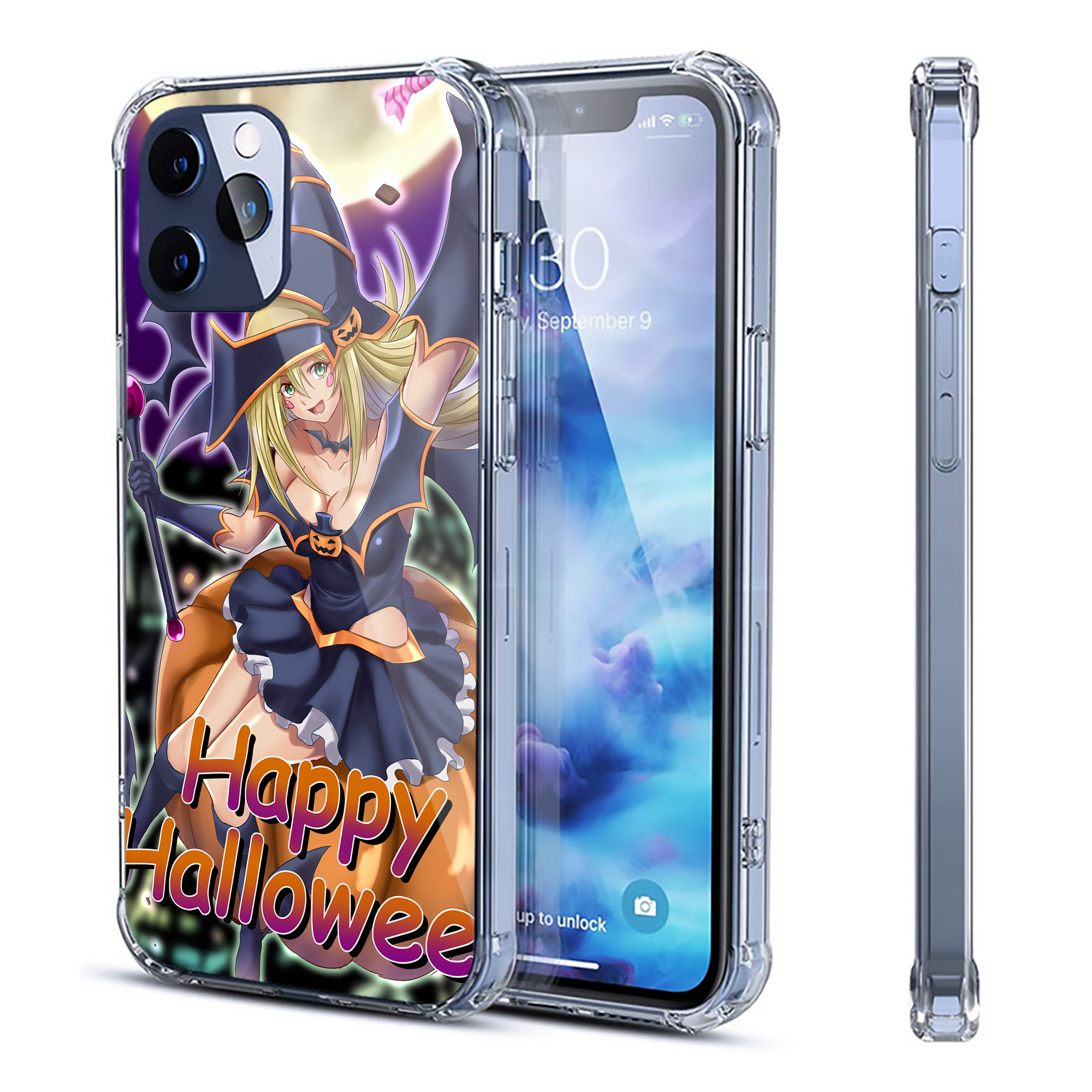 （画像用） 遊☆戯☆王 Yu-Gi-Oh! 【iPhone 12シリーズ対応】透明スマホケース（クリアソフトケース）